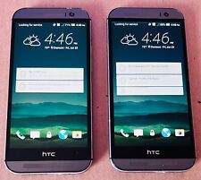 Lot of 2 HTC OP6B700 One M8 32GB Android Sprint Smartphones Gray, used for sale  Shipping to South Africa