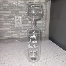 Finally wine glass for sale  Tulsa