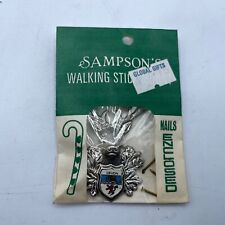 Used, Devon Stag Walking Stick Stocknagel Metal Badge Authentic Sampson's Packaging for sale  Shipping to South Africa