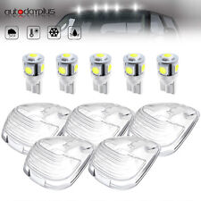 5 peças luzes indicadoras de teto de cabine transparente + 5x lâmpada LED para 99-11 Ford F250 F350 comprar usado  Enviando para Brazil
