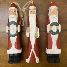 Wooden santa christmas for sale  San Antonio