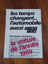 Brochure ancienne fiat d'occasion  Châlons-en-Champagne