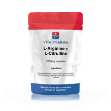 L-Arginine + L-Citrulline 1000mg capsules VITAPHARMA for sale  Shipping to South Africa