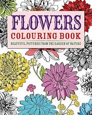 Flowers colouring book for sale  UK