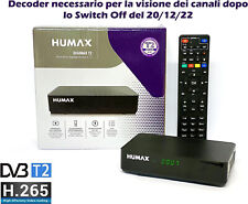 Humax 2022t2 digimax usato  Salerno