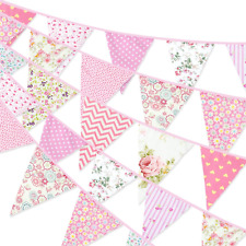 Fabric bunting 40ft for sale  BANGOR