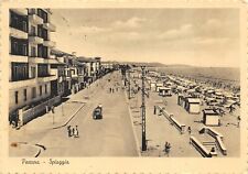 3864) PESCARA SPIAGGIA VIAGGIATA NEL 1950. CARRETTO. ANIMATA.  usato  Lugo