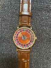 Reloj de cuero de ruleta | reloj de casino | reloj para hombre segunda mano  Embacar hacia Argentina
