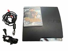 Sony PlayStation 3 Slim Launch Edition 160GB Black PS3 Console Bundle W/Game !! for sale  Shipping to South Africa