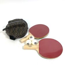 FENDI 7AS070AJJ4F1HR8 calabaza tenis de mesa ping pong estuche raqueta 3 bolas juego completo segunda mano  Embacar hacia Argentina