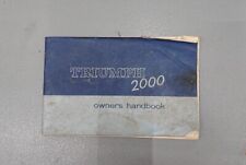 Triumph 2000 mk1 for sale  BARNSTAPLE