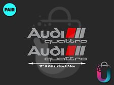 Audi quattro decals for sale  Shipping to Ireland