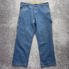 Jeans Smiths masculino 36x30 azul denim roupa de trabalho carpinteiro martelo laço resistente comprar usado  Enviando para Brazil