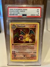 1999 Pokemon Game  1st Edition Shadowless Charizard 4/102 PSA 5 EX for sale  Colorado Springs