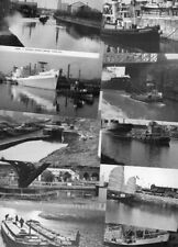 STOCK CLEARANCE 4 -38 x INDUSTRIAL canal/river/docks views - P/C size-gloss-R/P, used for sale  Shipping to South Africa