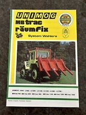 Unimog trac leaflet.. for sale  DRIFFIELD
