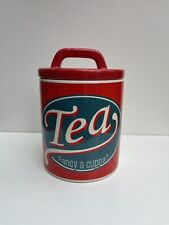 Tea caddy canister for sale  RUGBY