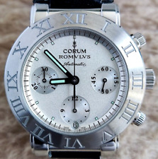 Relógio masculino CORUM Romvlvs cronógrafo 285.701.20 automático aço inoxidável 38mm comprar usado  Enviando para Brazil
