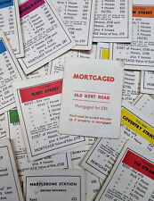 Vintage monopoly cards for sale  MILTON KEYNES