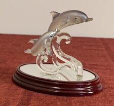 Leaping dolphins glass for sale  BRIDGWATER