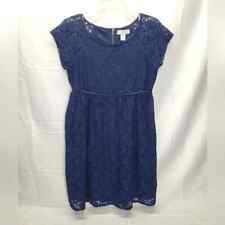Mini vestido maternidade manga curta forrado azul marinho M comprar usado  Enviando para Brazil
