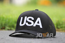 USA 3D Puff Design Hat Cap Mesh Trucker Snapback USA bordado  segunda mano  Embacar hacia Argentina