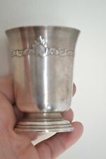 Ancienne timbale, gobelet en métal argenté poinçon CHRISTOFLE d'occasion  Ambérieu-en-Bugey