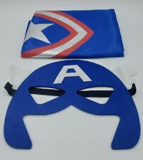 Captain America Cape and Mask for Kids Super Heros Costumes Halloween Dress Up for sale  Shipping to South Africa