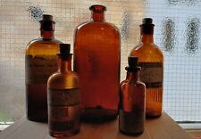 Edwardian poison bottles for sale  UK