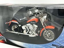 Motocicleta modelo diecast a escala 1:10 Hot Wheels - Harley Davidson Softail, usado segunda mano  Embacar hacia Argentina