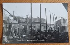 Postcard great fire for sale  LITTLEHAMPTON