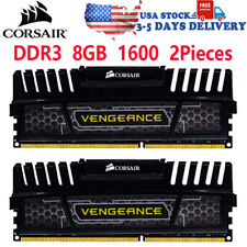 Usado, DIMM de memoria RAM de escritorio Corsair Vengeance DDR3 16 GB (2x8 GB) 1600 MHz PC3-12800  segunda mano  Embacar hacia Argentina