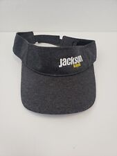 Jackson Kayak Visor Hat Cap Mens Adjustable Strap Gray 100% Polyester for sale  Edgemont