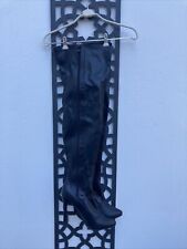 thigh boots black for sale  LONDON