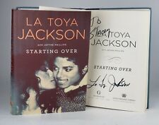 Livro autógrafo HC Starting Over por La Toya Jackson assinado comprar usado  Enviando para Brazil