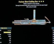 Fallout76 Ps4 Ps5 Furius Exsplosive 90Reduce Weight Gatling Gun+50kammo Ultracit segunda mano  Embacar hacia Argentina
