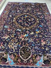 Silk Rug  - 10′ * 6′ FT -  3x 2m High Quality Silk carpet - Hunting design for sale  Shipping to South Africa