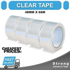 FITA DE EMBALAGEM PACOTE FORTE TRANSPARENTE EMBALAGEM SELLOTAPE 48MM X 66M VEDAÇÃO DE CAIXA comprar usado  Enviando para Brazil