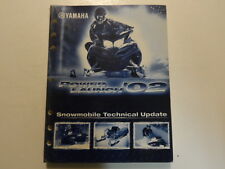 Yamaha Snowmobile 2002 lanzamiento eléctrico actualización técnica manual fabricante de equipos originales libro 02 , usado segunda mano  Embacar hacia Argentina