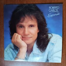 Roberto Carlos – Sonrie [1989] LP de vinil Latin Pop Vocal Balada CBS Vivir Sin Ti comprar usado  Enviando para Brazil