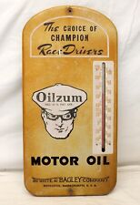 Early oilzum thermometer for sale  West Boylston