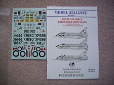Model Alliance 1:72 Decal Set RAF Early Bird Lightnings MA-72134 for sale  CHRISTCHURCH