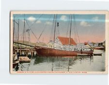 Cartão postal Tarring & Rigging Gloucester escuna de pesca Gloucester Massachusetts comprar usado  Enviando para Brazil