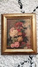 Floral Still Life Arnoldus Bloemers Wall Art, Gold Frame, Vintage Transfer Print for sale  Shipping to South Africa