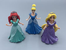 Lote de 3 figuras de muñecas Disney Princess Magic Clip Glitter Gliders segunda mano  Embacar hacia Argentina