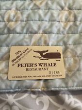 Peters whale restaurant for sale  Fair Lawn