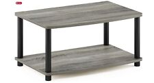 24" TV Stand Small Particle Board Entertainment Media Console Table Shelf Gray for sale  Shipping to South Africa