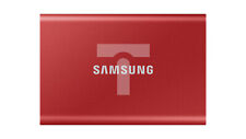 Używany, Samsung SSD T7 przenośny 500GB MU-PC500R/WW czerwony /T2DE na sprzedaż  PL