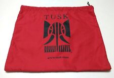 Bolsa de polvo Tusk cubierta de almacenamiento bolsa cordón rojo con letras negras para mujer segunda mano  Embacar hacia Mexico