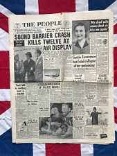 1952 original newspaper for sale  BARNSTAPLE